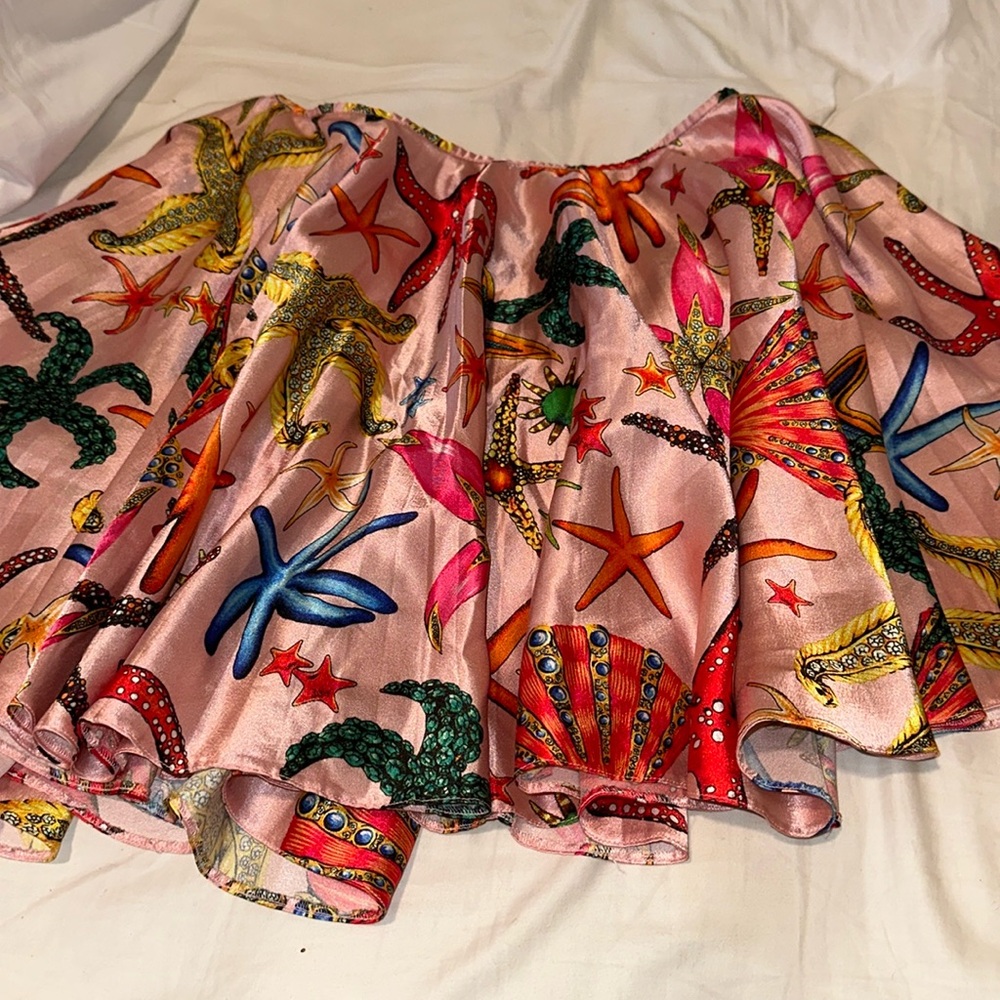 SALE- Versace Silk Skirt